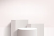 © Aldo - 3d background products display podium scene with geometric platform stand to show cosmetic products