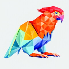 Wall Mural - AI generated digital art of a mythical animal character