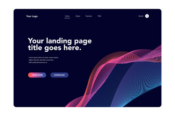 Abstract Shapes Landing Page 3 2