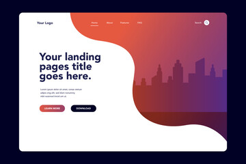 city landing page