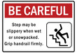 © Pog - Ice and snow warning sign and labels