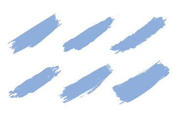 Sticker - Blue Brush Strokes