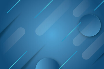 Poster - Abstract Falling Lines Blue Background