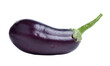 Fresh eggplant  isolated on transparent png