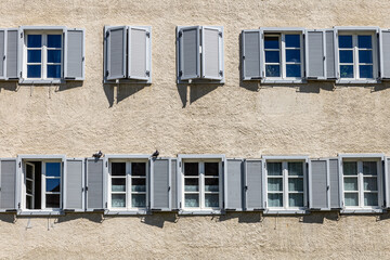 Wall Mural - windows in the facades