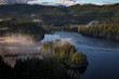 © Designpics - Fog drifts over a secluded estuary and the Thorne River on Prince of Wales Island in Southeast Alaska; Alaska, United States of America