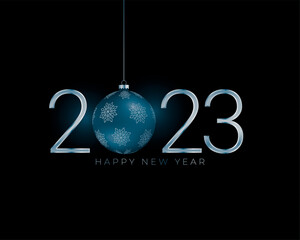 New Year 2023 background, new year. 3d illustration