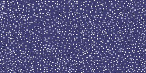 Poster - Asterisks are white or empty inside on a blue background. For prints and seamless surfaces of textiles, packaging, wallpaper.