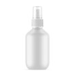 Cosmetic plastic bottle spray mockup for mockup and presentation, 3d render illustration