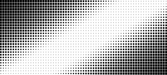 Wall Mural - halftone texture of sguares on a white background. design element for web banners, wallpapers, postc