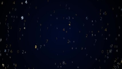 HUD UI information blue background, building letters and numbers, technology concept. elements for motion design, internet sci-fi databases, big data fields. Information. selective focus