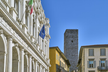 Wall Mural - Bergamo, architecture and sacred art