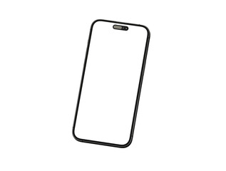 Aufkleber - smartphone  With Blank Screen in 3d
