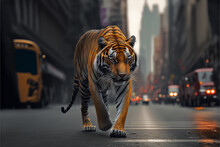 Tiger In The City