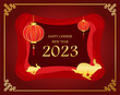 2023 chinese new year design post social media