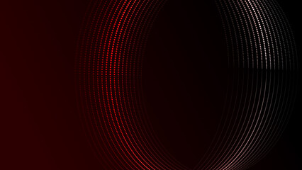 Wall Mural - absorption tunnel on a black background. hypnotic abstract illusion. abstract 3d portal. 3d renderin