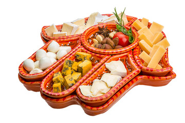 Wall Mural - Variety cheese assortment