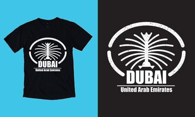 Wall Mural - This design all about the city of Dubai, Its an simple and nice looking t shirt design!