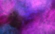 © Poppyz - pink and purple on black background, space concept