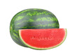 watermelon isolated on transparent png