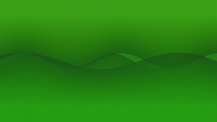 Illustration of a green patterned background with waves and added effects