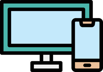 responsive vector icon design illustration