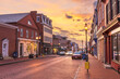Annapolis, Maryland, USA downtown cityscape on Main Street