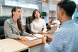 © tai - business caucasian and asian woman interview. professional human resource consider candidate for organization work. female office manager make decision for new recruitment looking good for company