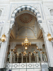 Wall Mural - Mecca , Saudi Arabia 12 May 2021 ,  Makkah - Al Haram mosque from inside