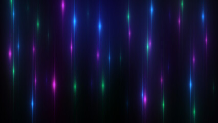 Wall Mural - laser colorful lens flare light special effect black background