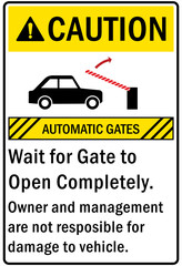 Wall Mural - Gate sign and labels