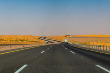 Saudi Arabia, Multiple Lane Desert Highway
