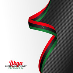 Wall Mural - vector graphic of Libya independence day good for Libya independence day celebration. flat design. flyer design.flat illustration.