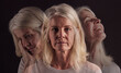 © Alexis S/peopleimages.com - Senior woman, bipolar or mental health for depression, psychology or mood swings. Mature female, depressed or schizophrenia with identity crisis, trauma anxiety or problem with portrait, sad or smile