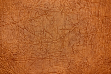 Old leatherette texture and background in brown color. Leatherette pattern texture as background and design element. Leather background for design development