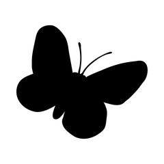 Canvas Print - Butterfly Silhouette