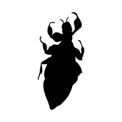 Wall Mural - Mantis Silhouette