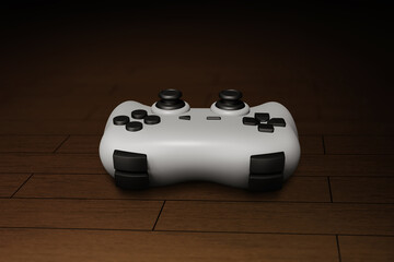 Poster - Game controller on 3d illustration