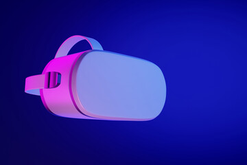 Poster - Virtual reality glasses 3d illustration