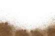 Leinwanddruck Bild - mud splash isolated transparency background.