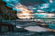 Leinwanddruck Bild - Ostsee - Meer - Warnemünde - Rostock - Seascape - Beach - Sunset - Baltic Sea Vacation Coast - Tourism -Holiday - Background - High quality photo