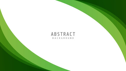 abstract green background. modern green curve background template