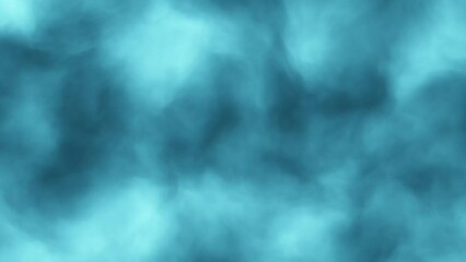 Wall Mural - volumetric hazy fog or blue dramatic smoke wisps seamless looping animation background.