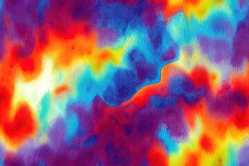 Wall Mural - A textured pattern that is abstract in nature. Seamless pattern with colorful stains and splashes. Generative AI