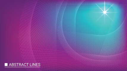 Wall Mural - purple blue abstract lines vector background bg