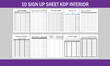 10 Editable Canva Templates Sign Up Sheet for KDP,
Sign Up Sheet for KDP Interior,
10 Different Style and Unique Sign Up Sheet.