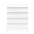© realstockvector - Store shelf for presentations on a white background. Vector illustration. Can be use for template your design, promotion, advertising. EPS10.