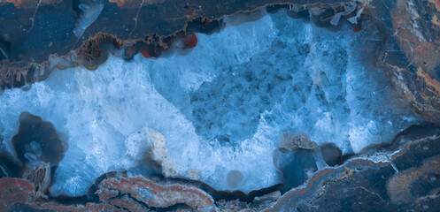agate texture with abstract color pattern