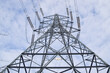 An electricity transmission tower, also known as a pylon, in UK.