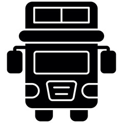 Sticker - Double Decker Bus Icon